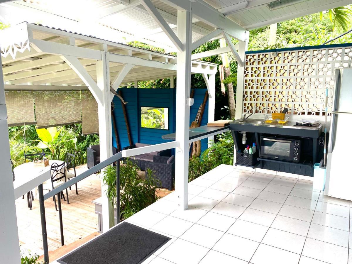 LODGE PAMPLEMOUSSE avec PISCINE privative , dans parc calme à 500 m plage Le Carbet Exterior foto