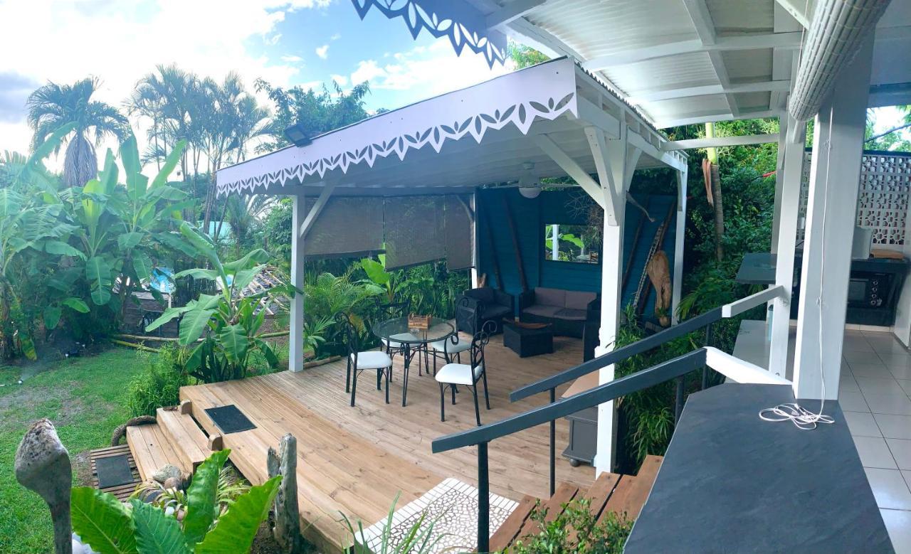 LODGE PAMPLEMOUSSE avec PISCINE privative , dans parc calme à 500 m plage Le Carbet Exterior foto