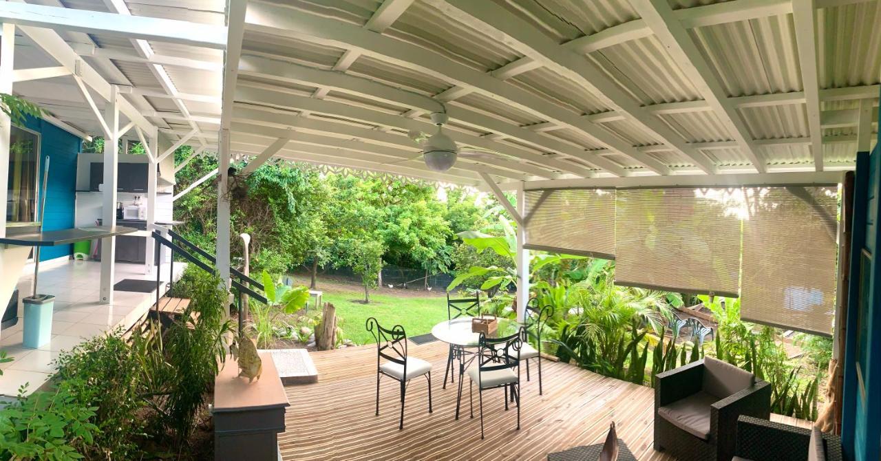 LODGE PAMPLEMOUSSE avec PISCINE privative , dans parc calme à 500 m plage Le Carbet Exterior foto